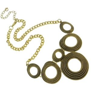 😀 3 for $20 New Retro 60s Gold Statement Necklace